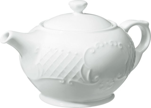 VEGA Teekanne Menuett mit Deckel, 2er Pack, Weiß, rund, 460 ml, Durchmesser: 8 cm, Höhe: 10 cm - Bild 1
