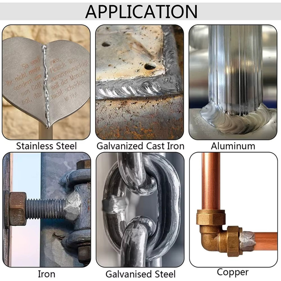 Universal-Silber-Schweißstäbe aus Aluminium für Stahl und Kupfer, flussmittelfüllter Löt-Reparatursatz in Silber - Bild 5
