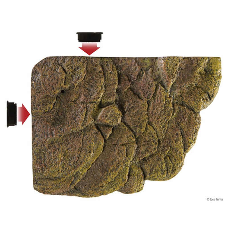 Exo Terra Turtle Bank Dekofigur für Schildkröten, braun, Kunststoff, B: 17,8 cm, T: 17,8 cm, H: 5,4 cm - Bild 3