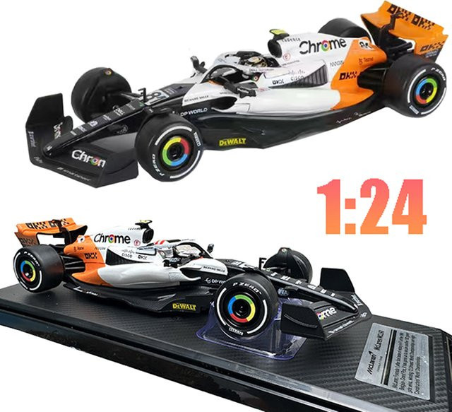 Bburago McLaren F1 Weiße Monaco-Version, Legierungsautomodell, 1:24 - Bild 1