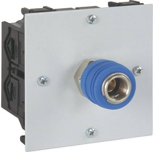 Manuflex ZB0935 Druckluft-Anschlussdose für verdrahteten Energiekanal, Weiß, B/T/H: 81 x 52 x 81 mm - Bild 1