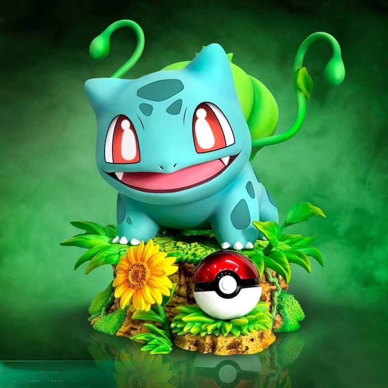 Potdemiel Pokemon Anime Action Figuren Charmander Bulbasaur Squirtle aus PVC als Sammelmodell für Kinder, Höhe: 10 cm, Multicolor - Bild 2