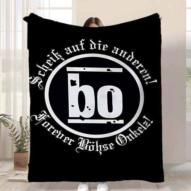 Rouxin ten Flanell-Kuscheldecke für Kinder, Schwarz, B/H: 100 x 150 cm - Bild 1