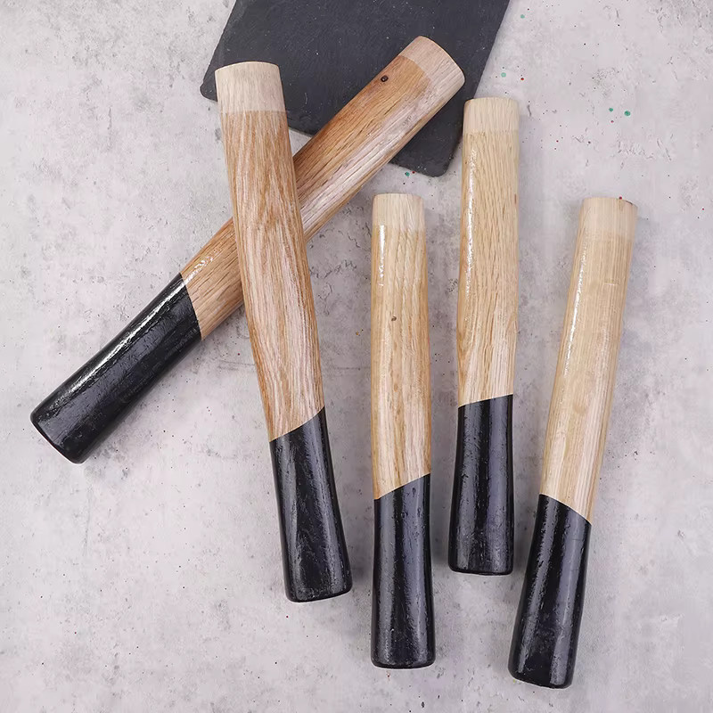 JETTING Eisen-Vierkant-Hammer mit braunem Holzgriff aus Hickory für Stahlnagelklauen - Bild 2