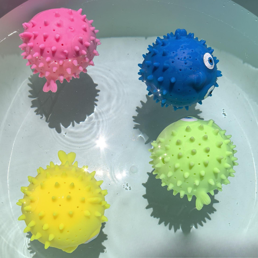 Quetsch-Delfin, Wasserspritz-Spielzeug, rosa, ab 0 Jahren - Bild 1