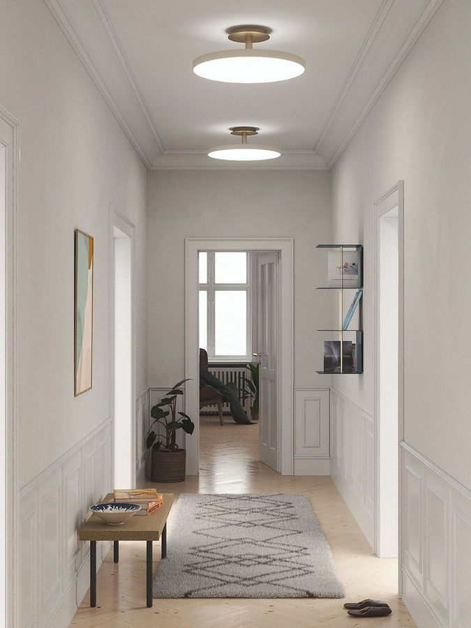 Umage Asteria Up Deckenleuchte in Weiß, dimmbar, LED, rund aus Metall - Bild 2