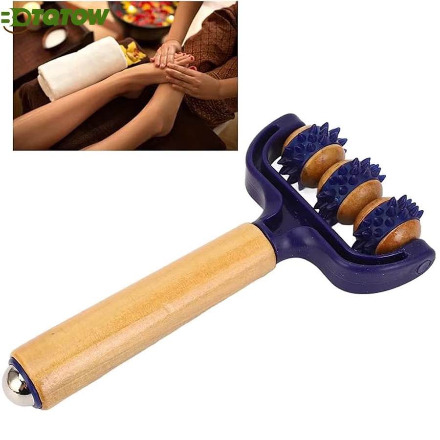 BOTQTOW Massageroller aus Holz, Ganzkörpermassagegerät, Unisex - Bild 2
