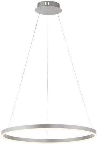 Just Light Pendelleuchte Ritus LED Ringform Aluminium Silber Durchmesser: 60 cm - Bild 1