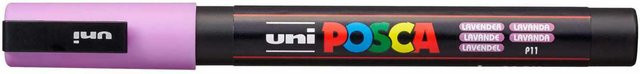 uni POSCA-Marker PC-3M Permanentmarker mit Pigmenttinte in Lavendel (0,9-1,3 mm) - Bild 1