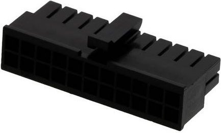 Molex Buchsengehäuse-Kabel Schwarz, 22 Polzahl, Rastermaß: 3 mm - Bild 1