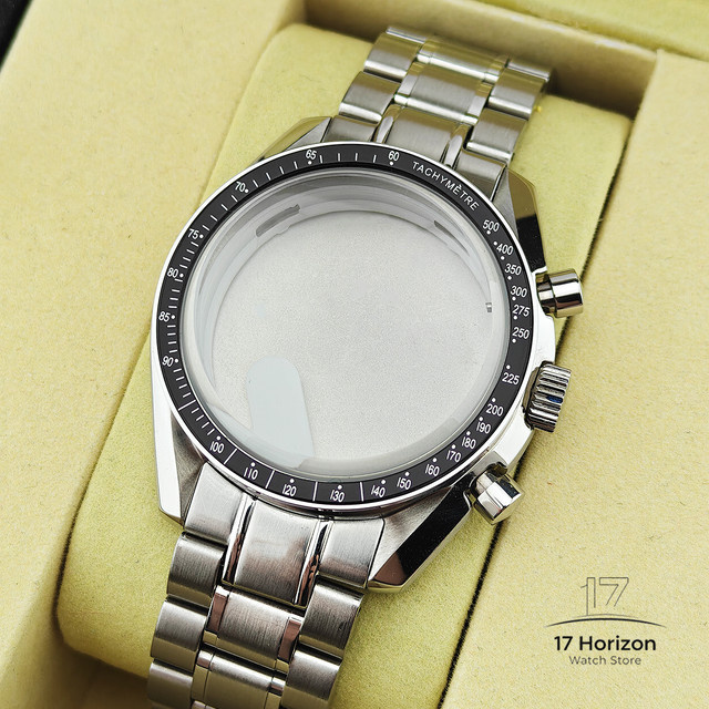 Uhrengehäuse Dwayne Campbell, Edelstahl, Silber, 39,7 mm, Unisex - Bild 1