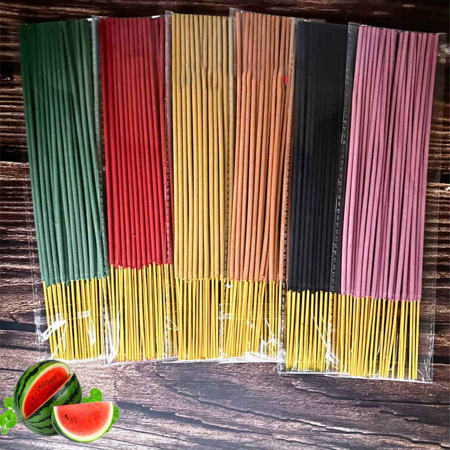 CHIHUANG Räucherstäbchen Fruchtduft Multicolour 6er Set mit Schnur, Länge: 25 cm - Bild 4