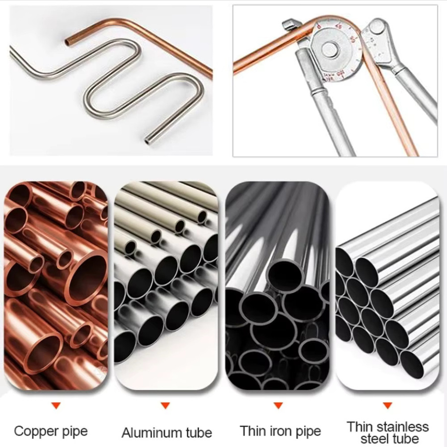 QDS Manueller Rohrbieger für Edelstahlrohre mit 8/10 mm Außendurchmesser, 0–180 Grad Biegewinkel - Bild 2