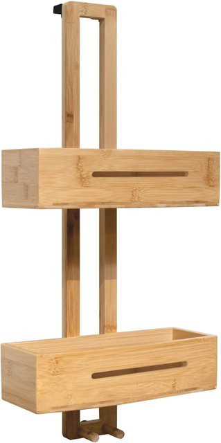 Schulte Bad Duschablage aus Bambus in Braun, B/T/H: 60 x 28 x 15 cm - Bild 1