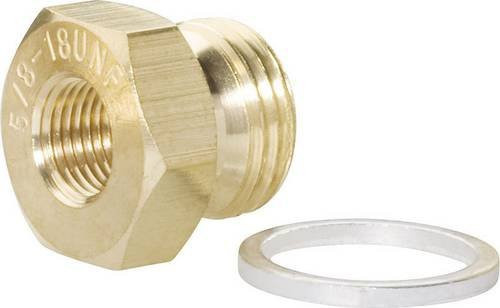 Equus 6903 Gewinde-Adapter für Öltemperaturgeber und Öldruckgeber in Gold, 5/8 - Bild 1