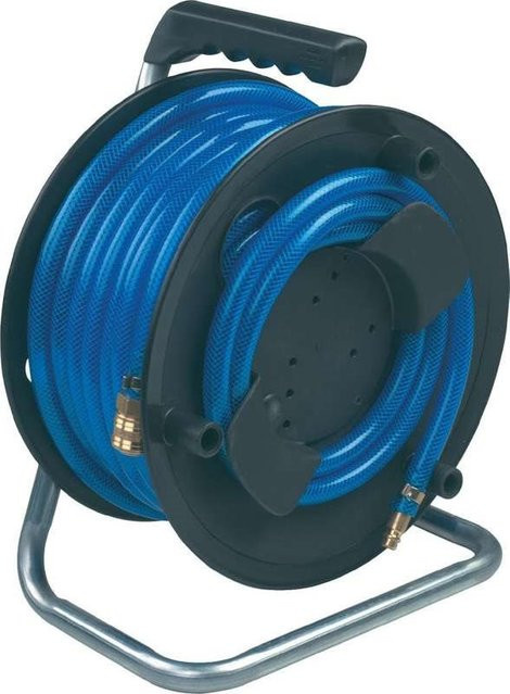 Metabo Druckluft-Schlauchtrommel SA 100 in Blau mit 20 m Schlauch und max. 15 bar Betriebsdruck - Bild 1