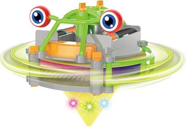 Toys-Glory Fourall Elektrisches Einrad-Spinner-Spielzeug, gelb - Bild 1