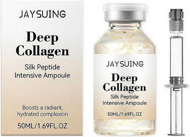 Jaysuing Kollagen-Seidenpeptid Intensiv-Ampulle, Unisex, Gesicht - Bild 1