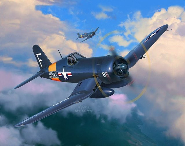Revell Model Set F4U-4 Corsair, Fahrzeuge, 1:72, ab 8 Jahren - Bild 3