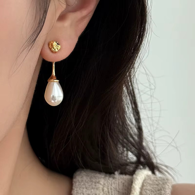 Taoya Anhänger-Ohrringe, Perle, Gold, Damen - Bild 2