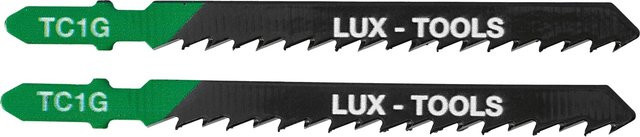 LUX-TOOLS Stichsägeblatt für Holz mit T-Schaft, 75 mm, Grobschnitt, Grün - Bild 1