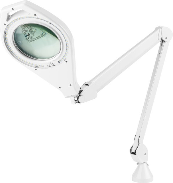 LIVARNO LED-Lupenleuchte mit Clip in Weiß und Silber - Bild 1