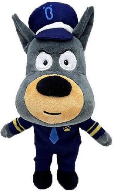 Yiran toy Labrador Dobermann Polizei Hund Puppe, Plüschtiere, Schwarz - Bild 1