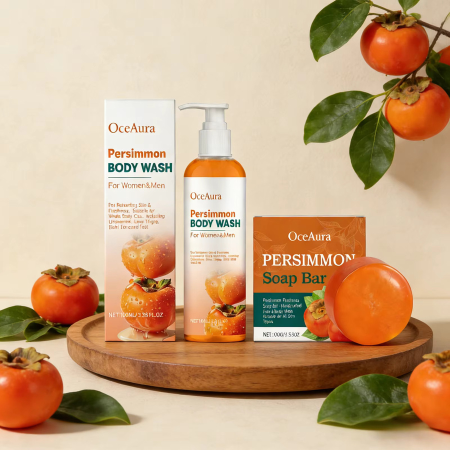 OceAura Persimmon Duschgel-Set, Unisex - Bild 2