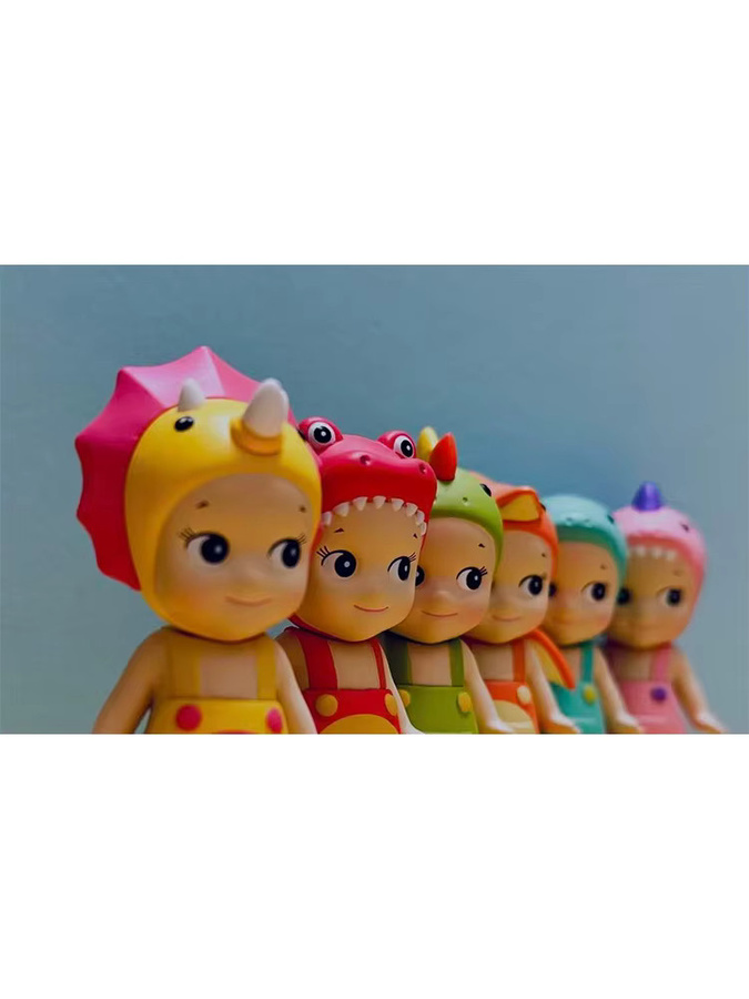 Bandai Dinosaurier, Mini-Anime-Figuren, Blind Box, Kunststoff - Bild 3