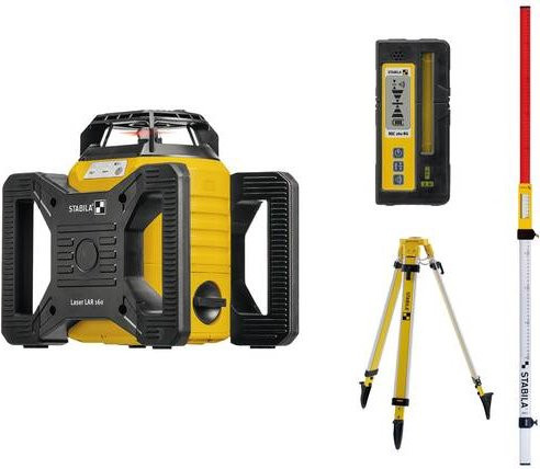 Stabila Rotationslaser LAR 160 Set, 7-teilig, Gelb - Bild 1
