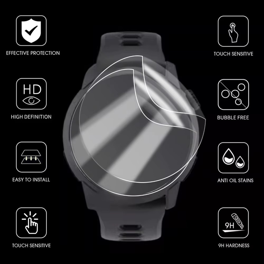 Coros Displayschutz Hydrogel-Schutzfolie, transparent, Unisex - Bild 6