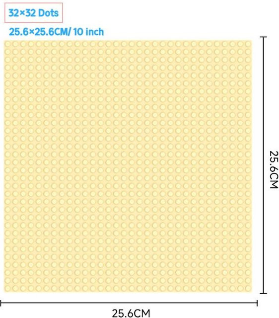 Yiran toy 32x32 Stil Basisplatte, beige, ab 14 Jahren - Bild 1