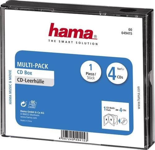 Hama CD DVD Hülle Multi-Pack in Schwarz - Bild 1
