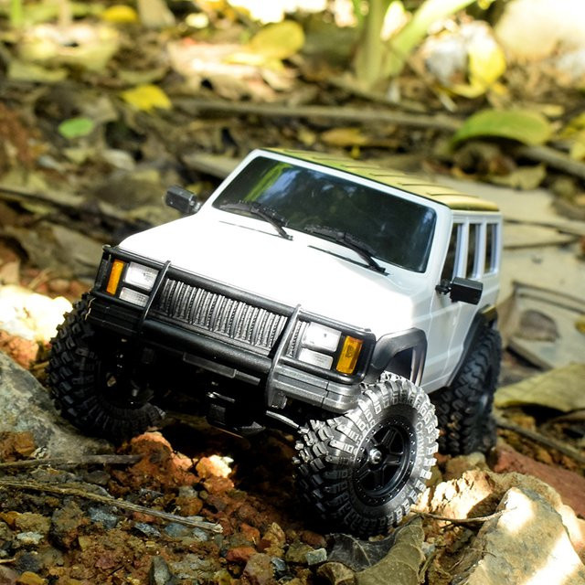 AUSTAR Jeep RC Auto Gehäuse, Modell Auto Gehäuse, 1:18, Weiß, Kunststoff - Bild 1