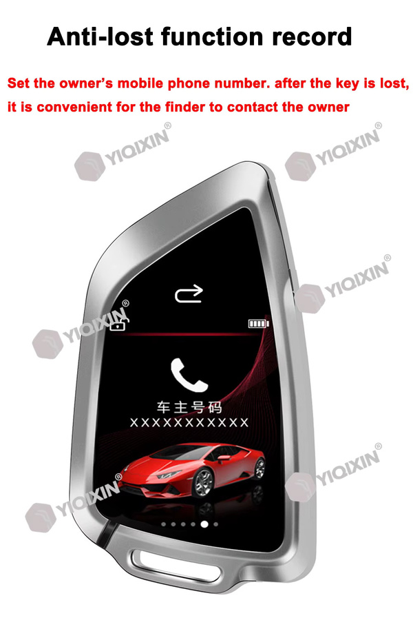 YIQIXIN HS688 Universal Modifizierter Smart LCD Schlüssel für BMW Benz Audi Kia Jaguar Fiat Mazda Nissan Peugeot Renault Hyundai - Bild 2