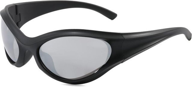 Dote Sonnenbrille, Unisex, Vollrand, Kunststoff, Schwarz, Wrap - Bild 1