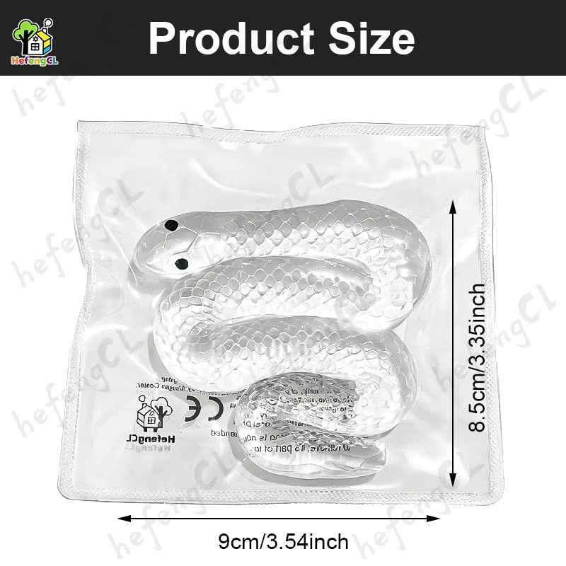 HefengCL Transparente Schlangen-Squishy-Spielzeuge, weiche sensorische Spielzeuge - Bild 3