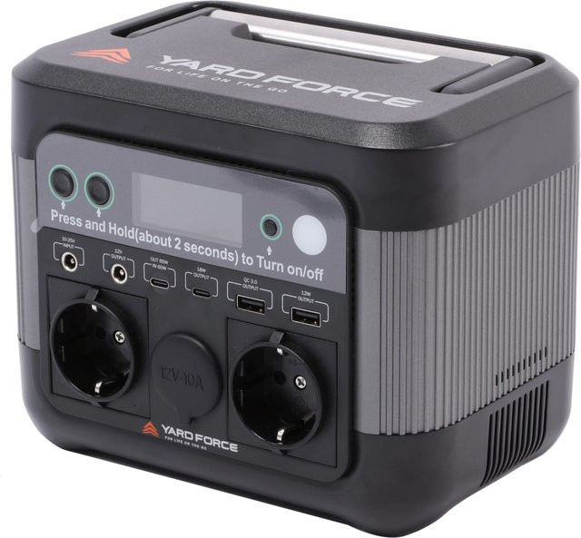 Yard Force Power Station LX PS300 mobile Stromversorgung in Schwarz mit 300 W - Bild 1