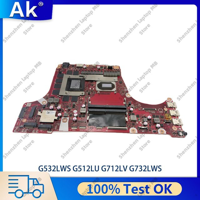 Asus Laptop-Motherboard für G532LW G512L G512LV G712L G712LV G732LV Modelle mit GTX1660TI RTX2060 oder RTX2070, Farbe: Rot - Bild 1