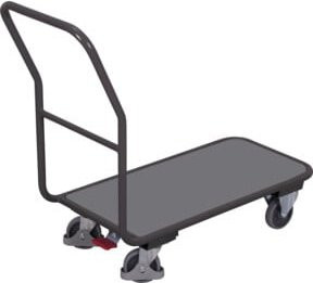 Cordes Magazinwagen aus Stahl in Anthrazit RAL 7016, B/T/H: 97,0 x 45,0 x 45,0 cm - Bild 1