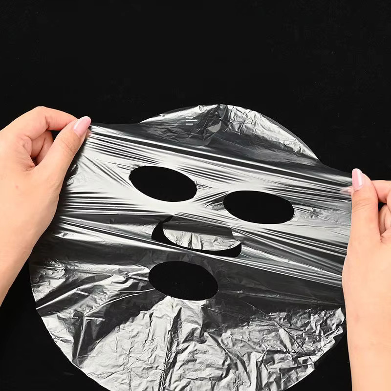 Einweg-Gesichtsmaske aus Kunststoff, transparent, Unisex - Bild 4
