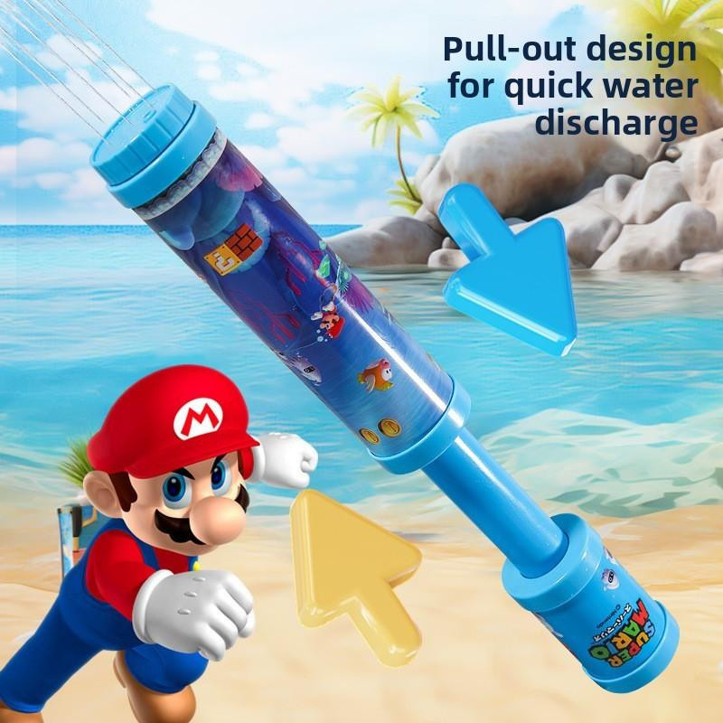 DewBloom Super Mario Wasserpistolen-Spielzeug mit Zugmechanismus - Bild 2