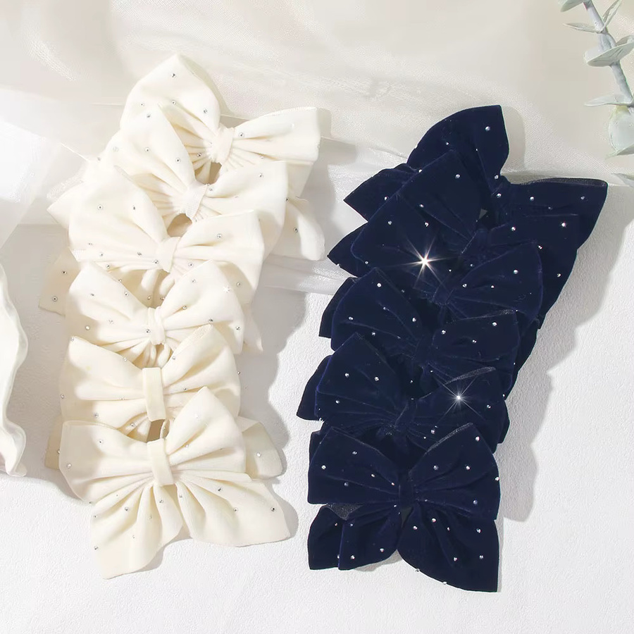 Haar Clips, Samt, Bowknot, Kinder - Bild 2