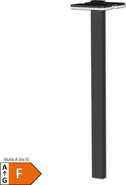 Näve LED-Außensockelleuchte Clair Schwarz für Garten und Terrasse - Bild 3