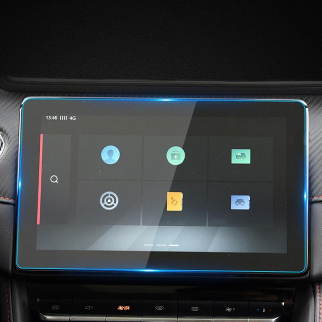 Koogeelife Auto Stereo Schutzfolie für 7 Zoll Navigationsbildschirme, Anti-Fingerabdruck und kratzfest, Schwarz - Bild 1