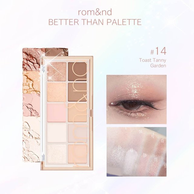 Romand Better Than Palette Puder, Toast Tanny Garden, Schimmernd, 6-8.5g - Bild 1