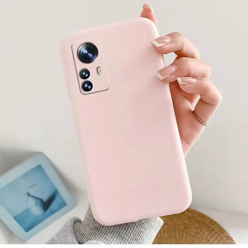 Stoßfeste Silikon-Handyhülle in Bonbonfarben für Xiaomi Mi 12 12s 12x 12T Pro 5G Mi 12 Lite 12 Ultra mit mattem Soft Cover Case - Bild 1