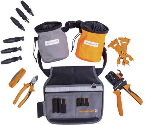 Weidmüller PV TOOL STICK SET 2936970000 Werkzeugtasche unbestückt, grau, B/H/T: 28,0 x 30,0 x 6,0 cm - Bild 1