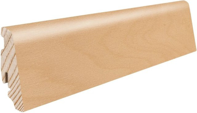 Haro Sockelleiste Bergahorn versiegelt beige H: 58 mm, B: 19 mm, Länge: 2200 mm - Bild 1