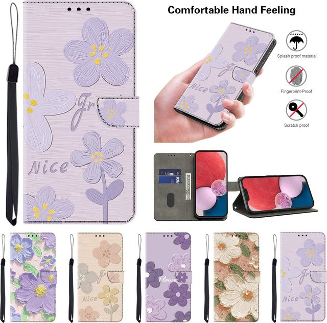 Magnetische Lederhülle im Wallet-Design für Motorola Edge 30 40 50 Pro Lite Neo Fusion - Bild 1